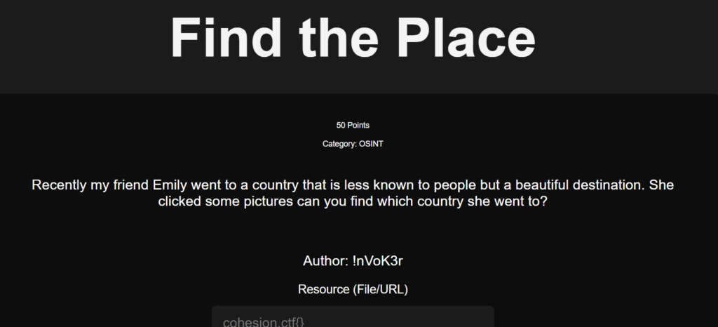OSINT Challenges - Cohesion Writeup 2 OSINT Challenges - Cohesion Writeup 2