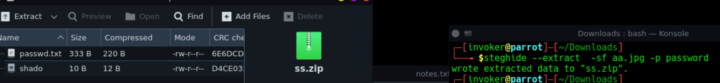 Lian_Yu: TryHackme Walkthrough 21 steghide command