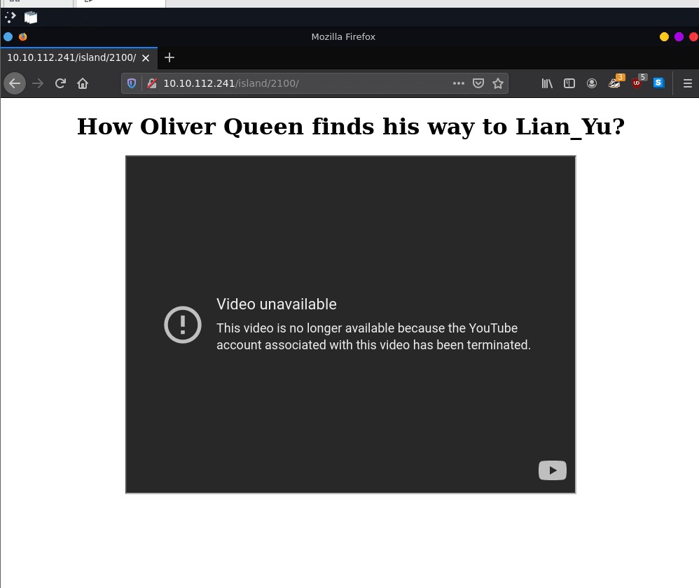 Lian_Yu: TryHackme Walkthrough 9 /island directory